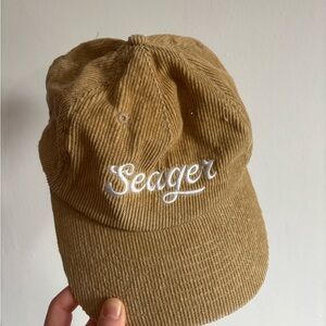 Seager Tan Corduroy Cap